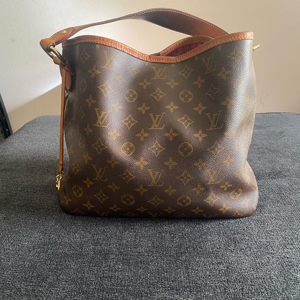 •SOLD•Louis Vuitton Delightful PM, Pivione Interior